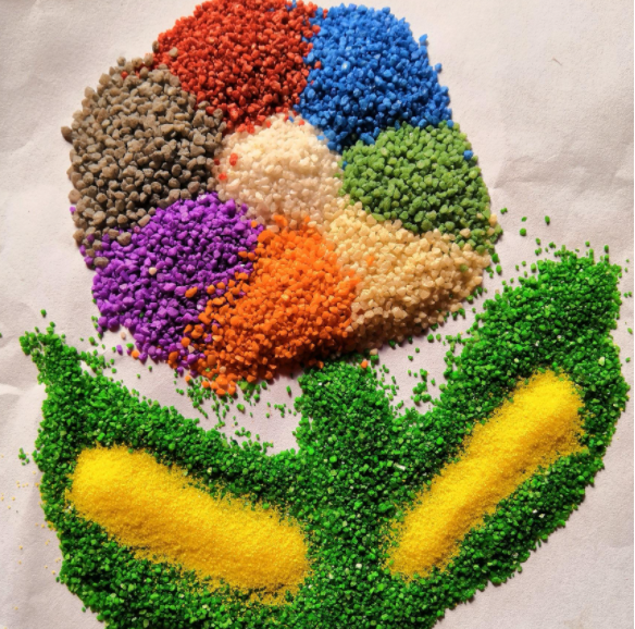 彩色陶瓷颗粒可用作装饰
